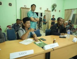 Pj Bupati Muarojambi Tinjau Rapat Pleno Rekapitulasi Tingkat Kecamatan