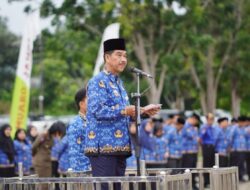 Penjabat Bupati Muaro Jambi Raden Najmi Memimpin Upacara HKN Perdana Tahun 2025