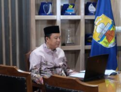 Bupati Muaro Jambi Ikuti Acara Gerakan Sekolah Mengaji Secara Virtual Zoom