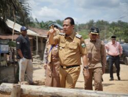 Bupati BBS instruksikan PUPR Segera Perbaiki Jembatan Rusak di Suko Awin Jaya