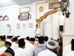 Fadhil Arief Sholat Idul Adha di Masjid Miftahul Huda,Rengas Condong
