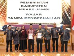 Pemkab Muaro Jambi Terima WTP Ke 11 Kali dari BPK RI Perwakilan Jambi