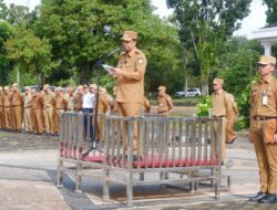 Bupati BBS Pimpin Apel Perdana Pasca Libur Lebaran