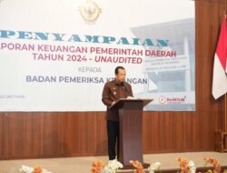 Bupati Muaro Jambi BBS Serahkan LKPD Tahun 2024 ke BPK RI Perwakilan Jambi