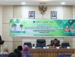 Percepat Penurunan Angka Stunting,Pemkab Batang Hari Perkuat Koordinasi Lintas Sektoral