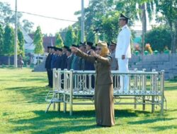 Pimpin Upacara Hari OTDA ke-XXX, Bupati Batang Hari Sampaikan 8 Poin Strategis Mendagri