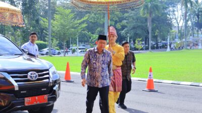 Pererat Silaturahmi Bupati Muaro Jambi Hadiri Halal Bihalal Perantau Sumbagsel